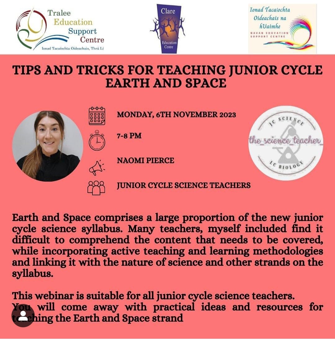 Earth and Space Webinar